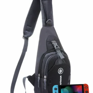 MOCHILA NEGRA PARA NINTENDO SWITCH