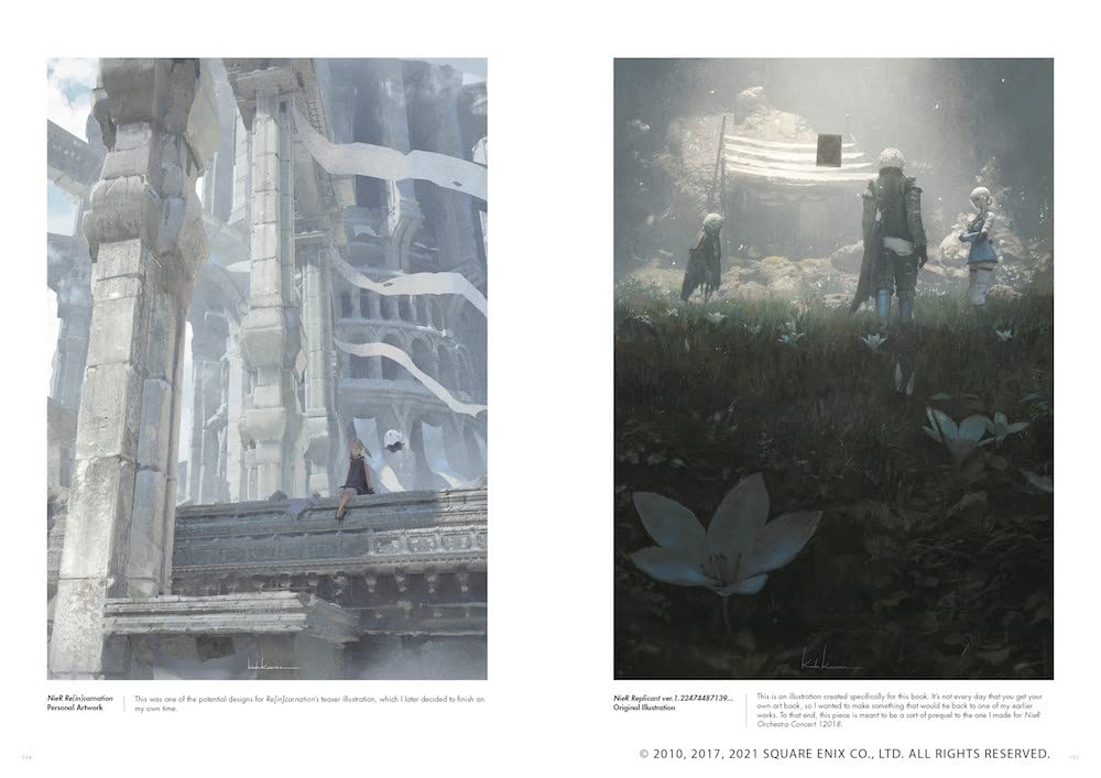 NIER ART KODA KAZUMA WORKS LIBRO DE ARTE